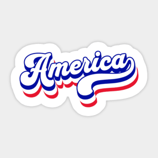 Vintage America Sticker